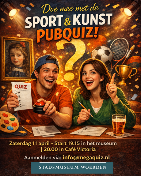Sport en kunst komen samen in een verrassende quizavond
